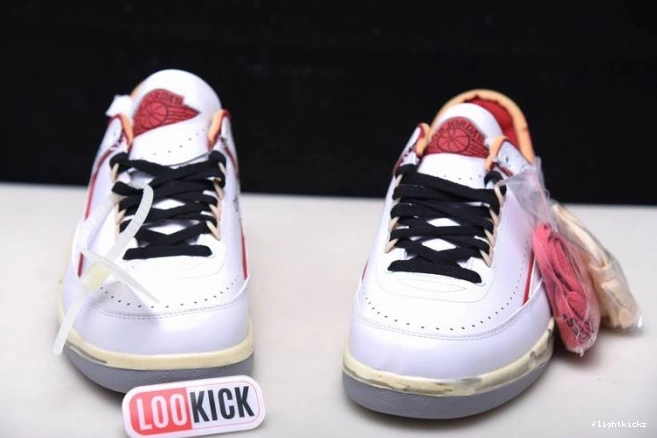 Jordan Off-White SP Red Low White 2 DJ4375-106 Retro 1110